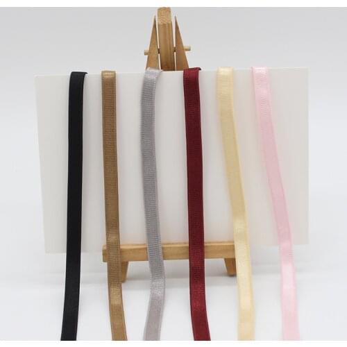 5Yard 8mm Bright Shoulder Strap Nylon Elastic Band DIY Handmade For Clothing Underwear Home Textile Accessories Material Decor