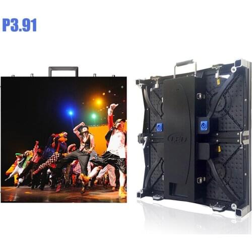 500x500mm P3.91mm LED Panels Indoor Die Casting Aluminum Cabinet, 128*128 pixel Led Video Wall For Rental Advertising Screen