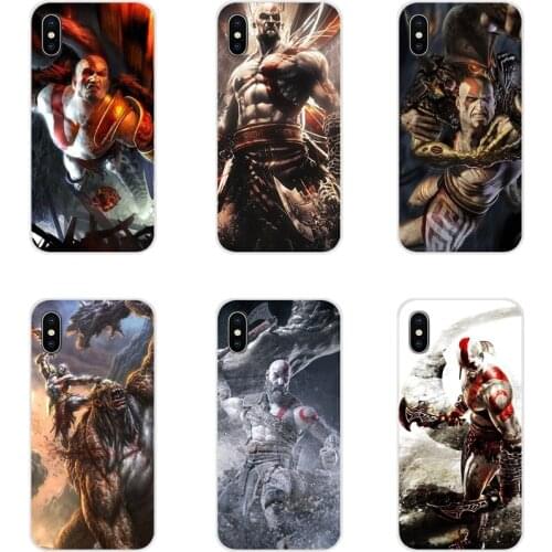 God of War Kratos Art Accessories Phone Shell Covers For Apple iPhone X XR XS 11Pro MAX 4S 5S 5C SE 6S 7 8 Plus ipod touch 5 6