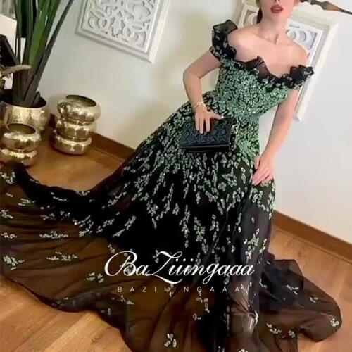 BAZIIINGAAA Luxury Woman Cocktail Dress Beaded Sequins Long Elegant Night Cocktail Party Formal Dresses for Wedding Plus Size