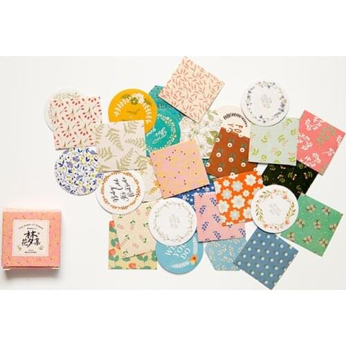 40pcs/pack cute Flower dream Memo pad Stickers Posted It Kawaii Planner Scrapbooking Stationery Sticker Escolar School Supplies