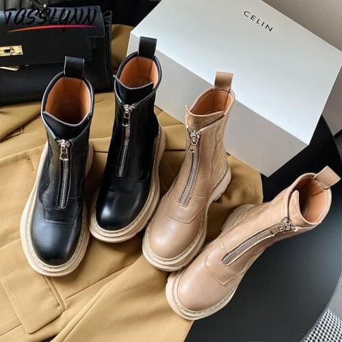TASSLYNN 2022 Winter Shoes Designer Brand Luxury Women Shoes Genuine Leather Stretch Fabric Martin Boots Womens Platform Heels