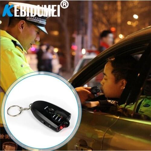 Digital Police Alcohol Tester Breath Alyzer Breathalyzer Portable Wine Alcohol Detector Meter Lcd Screen Portable