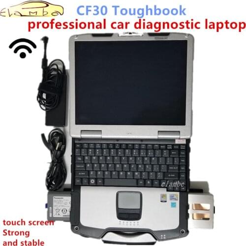 For P.anasonic CF30 laptop auto diagnostic laptop CF30 4GB RAM laptop can work for alldata software mb star C5 icome delphis