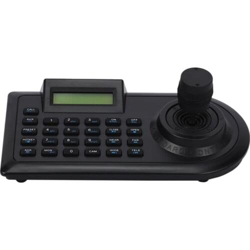 Axis Ptz Joystick Ptz Controller Keyboard Rs485 Pelco-D/P With Lcd Display For Analog Security Cctv Speed Dome Ptz Camera