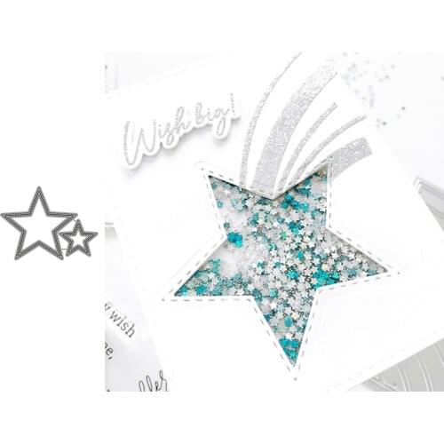 Pentagram Metal Cutting Dies for Scrapbooking Handmade Mold Cut Stencil New 2021 DIY Card Make Mould Model Craft Decoration