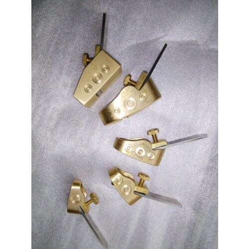 5 PCs Quality Brass Mini Plane Luthier tools for Violin Viola Cello