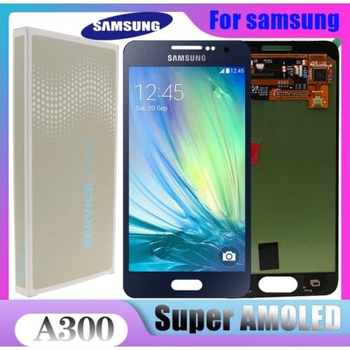 100% Tested LCD For Samsung Galaxy A3 2015 A300 A3000 A300F A300M LCD Display+Touch Screen Assembly brightness Can adjust