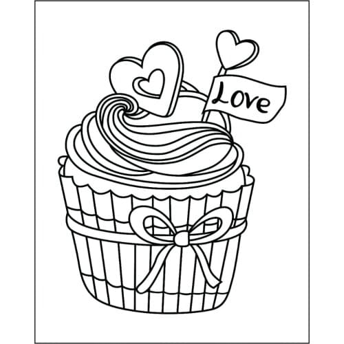 Cake Transparent Silicone Stamp And metal die/Seal for DIY scrapbooking/photo album Decorative clear stamp sheetstampons