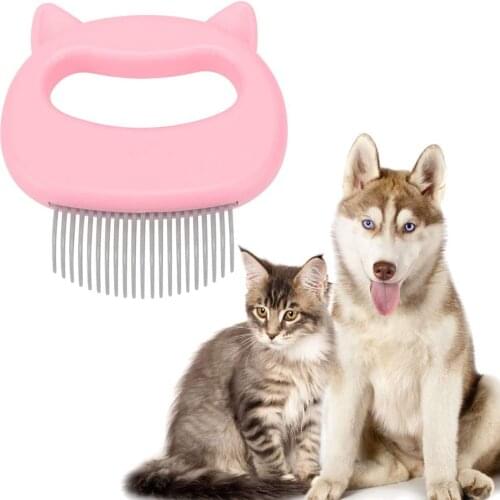 Leos Paw Cat Comb, Cat Hair Removal Massaging Shell Comb, Pet Grooming Shedding Brush for Dog Cat Hair