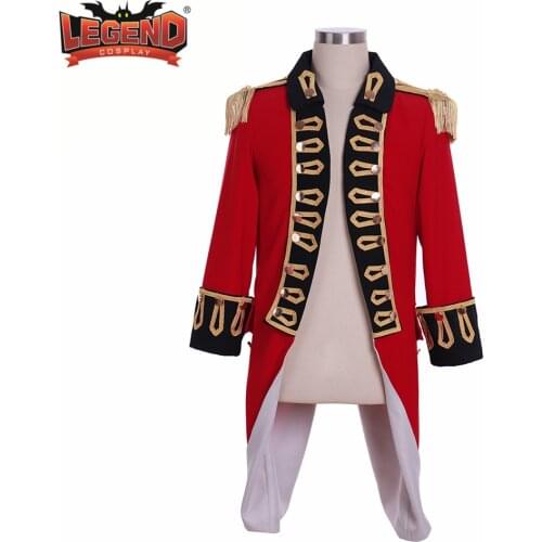 TURN: WASHINGTONS SPIES MAJOR JOHN ANDRE jacket cosplay costume outfit George Washington Colonial red jacket Costume