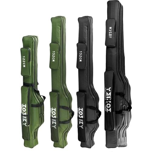 Fishing Rod Bag 60/100/122/150/152/180CM Multi-Purpose Thicken Canvas Material Waterproof Durable Case Outdoor Equipment