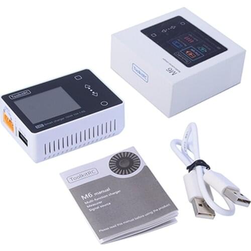 ToolkitRC M6 Battery Balance Charger 150W 10A DC Output for 1-6S Lipo LiHV Life Lion NiMh Pb Cell Checker Servo 20%off