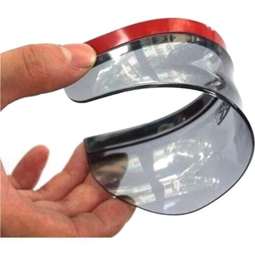 2Pcs Universal Flexible PVC Car Accessories Rearview Mirror Rain Shade Rainproof Blades Car Back Mirror Eyebrow Rain Cover