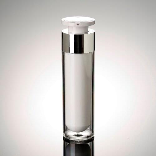 50ml lock head acrylic airless vacuum pump lotion bottle used for serum/lotion/emulsion/foundation Cosmetic Container