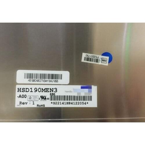 100% original test LCD SCREEN HSD190MEN3-A00 HSD190MEN3-A01 19 inch