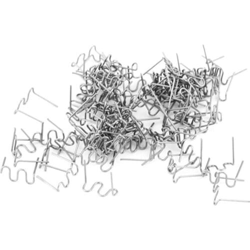 1000Pcs 0.6mm Hot Staples for Hot Stapler Plastic Repair Wave Staples Bumper Bodywork Repairs 0.6mm S Wave Staples