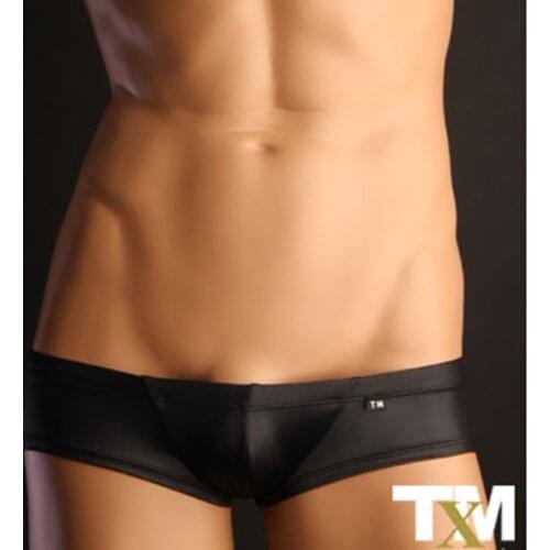 2016 Famous Brand Nylon Mens Underwear Boxers Brand Mens Boxer Shorts Short Sexy Underwear Clothing Fashion Sexy Ultra Low-rise