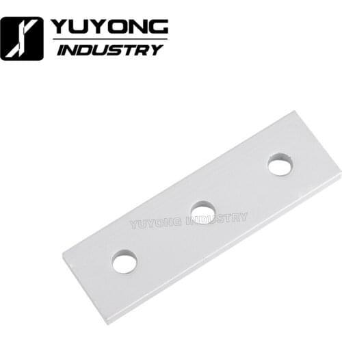 60*18*4mm precise aluminum alloy 3 hole joining strip plate for v-slot/T-slot