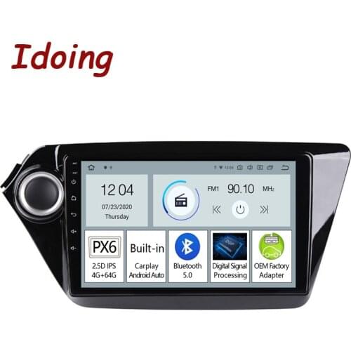 Idoing 9"Android 10 Car Radio Player For Kia RIO 3 UB QB RIO 4 FB 2011-2019 GPS Navigation Carplay Auto Head Unit Bluetooth 5.0