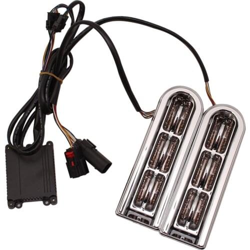 For Harley Touring 14-19 Motorcycle Saddlebag Accent Insert Filler Support LED Light