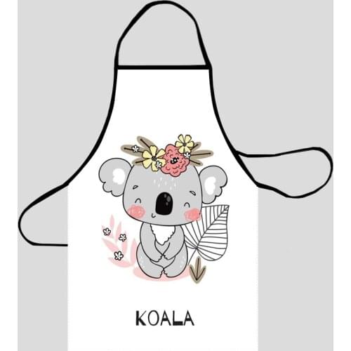 Koala Apron Grill Kitchen Chef Apron Professional for BBQ, Baking, Cooking for Men Women 68X95cm and 50X75cm