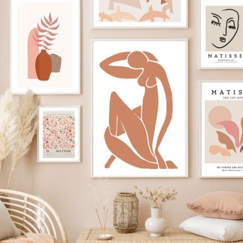 Matisse Abstract Leaves Woman Peace Dove Wall Art Canvas Painting Nordic Posters And Prints Wall Pictures For Living Room Decor