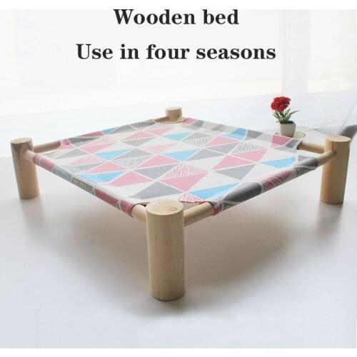 Pet Dog Beds Four-legged Breathable Removable Pet Beds for Dogs Cats Hammock Mat Bed Washable For Small Medium-sized Cats Dogs