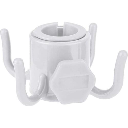 Adjustable Size Outdoor Beach Umbrella Hanging Hook 4 Prong Clasp Hooks Hanger For Hanging Towel Sunglasses Bag For Beach