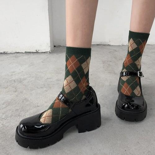 Rosetic New Gothic Lolita PU Leather Shoes Women Spring Japanese Literary Student Girl Black T-Strap Buckle Bullock Shoes 2020