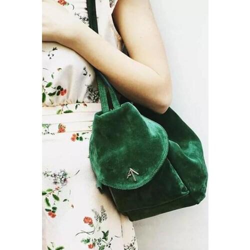 Genuine Leather Womens Backpack Academic Sanding Leather Shoulder Bag Soft Leather Fashion Casual Womens Bag