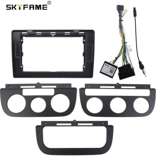 SKYFAME Car Frame Cable canbus For Volkswagen Sagitar 2006-2010 Android Big Screen Dask Kit Fascia Frame Line