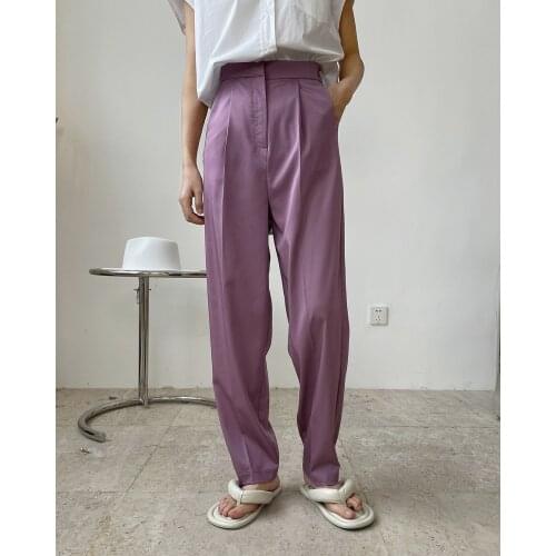 Spring woman long tencel material trousers