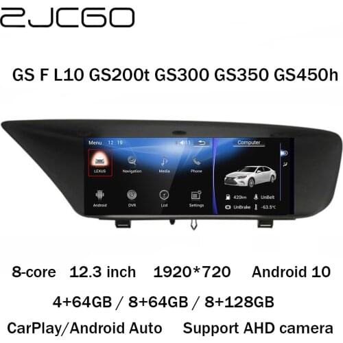 Car Multimedia Player Stereo GPS DVD Radio NAVI Navigation Android Screen for Lexus GS F L10 GS200t GS300 GS350 GS450h 2012~2019