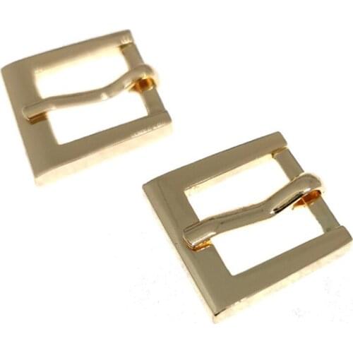 10 pieces 21.7*23mm Zinc alloy hardware 5 points trapezoidal pin buckle belt buckle clothing accessories spot wholesale support