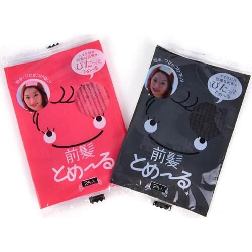 20bag 100pair/bag Fashion Bangs Magic Paste Posts Hair Sticker Clip Magic Tape Fringe Hair Bang Patch Stick Headwear