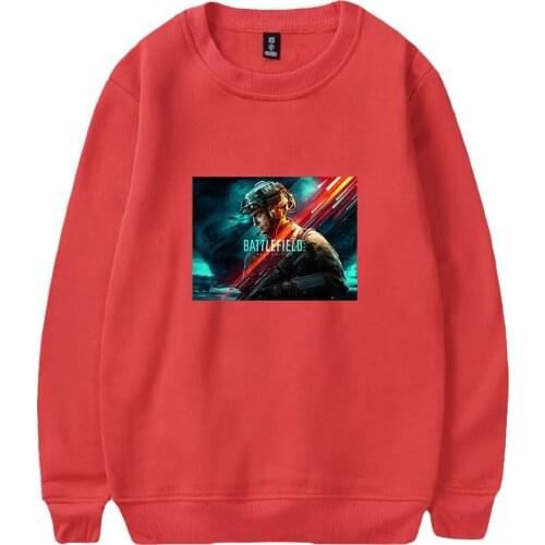 2021 Harajuku HIP HOP Battlefield 2042 2D Capless Sweatshirts For Couples Fashion Winte Women/Men Funny Clothes