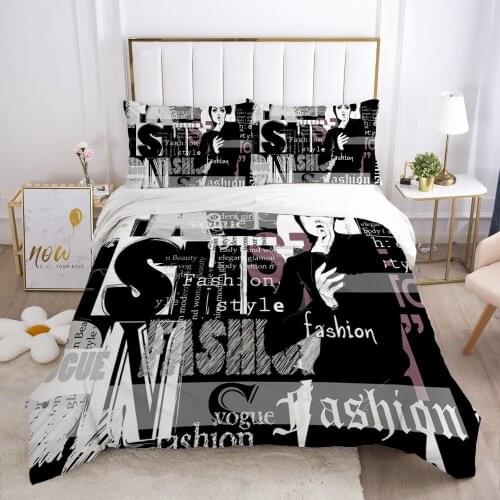 3D Bedding Sets Duvet/Quilt Cover Set Comforter Bed Linen Pillowcase King Queen Double Size Fashion Abstact Design Home Texitle