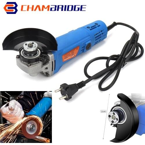 4Inch Electric Angle Grinder Machine 850W 220V Handheld Polisher Woodworking Power Tool 12000RPM Polishing Grinding Machine