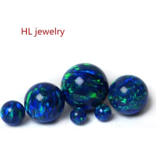 50PCS/Lot 8MM Opal Beads Jewelry Working Stud&Drop Earrings/ring/Bracelet/Necklaces For Women Op14 Synthetic Opal Beads