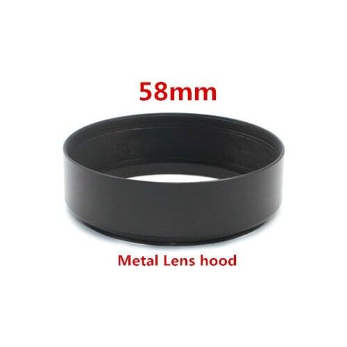 58mm Metal LENS HOOD for canon nikon Sony for Pentax Fujifilm Olympus Leica 58mm lens