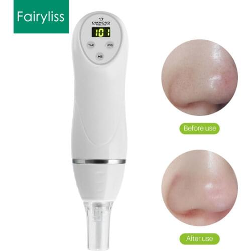 6 Tip Facial Tools Skin Care Beauty Machine Diamond Dermabrasion Blackhead Pore Vacuum Cleaner Acne Remover Face Massager