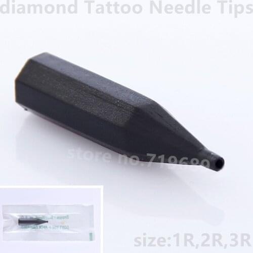 Diamond Eyebrow Tattoo Needle Tips For Permanent Makeup Plastic Tattoo Caps Matched For sunshine machine individual package