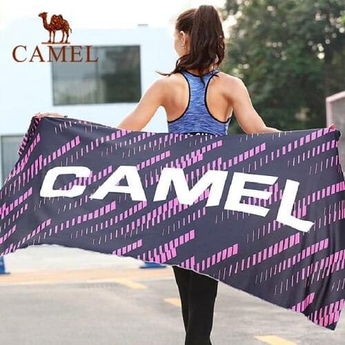 CAMEL Large Bath Towels Men Women Portable Quick-drying Sweat-absorbent Sports Fitness Swimming Towels Bathrobes Beach Towels