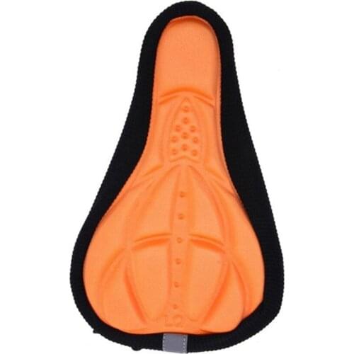 Bike Seat Cover Breathable Cushion Cover Bicycle Silicone 3D Gel Saddle Pad Padded Thickened Soft Cushion Comfort Cycling Parts