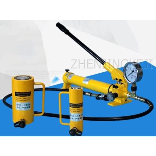 Super Long Single Acting Jack Large Tonnage Separate Hydraulic Jacks With Manual Pump High-strength Steel Lifting Tools