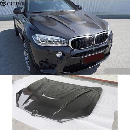 F16 X6 F15 X5 Carbon Fiber Front Hood Bonnets Covers for BMW F16 X6 F15 X5 H style 2014UP
