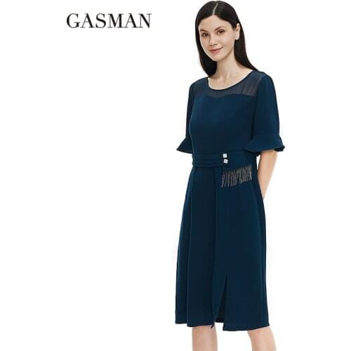 Модные платья-рубашки GASMAN China At AliExpress