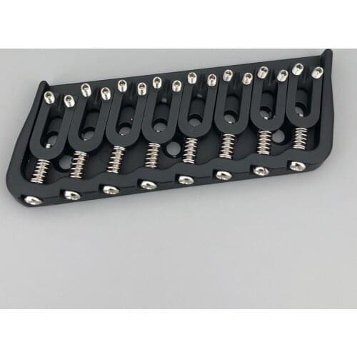 Hipshot Style 8 String Guitar Bridge Multi-Scale Fixed for Fanned Frets 18 degree angle headless guitar bridge