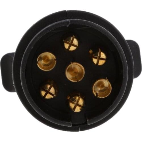 Truck Trailer Caravan 7 Way Plug Connector Socket Wiring Connection